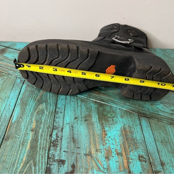 Harley Davidson Riding Biker Boots Size 10 - Picture 9 of 11